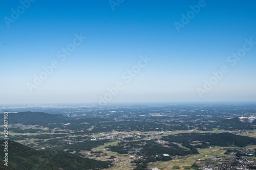 関東平野（筑波山からの眺望）