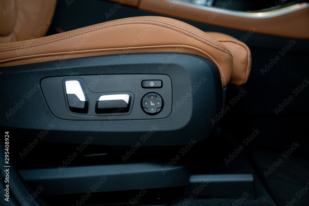 Control button switch new technology for move direction in driver car seat . .