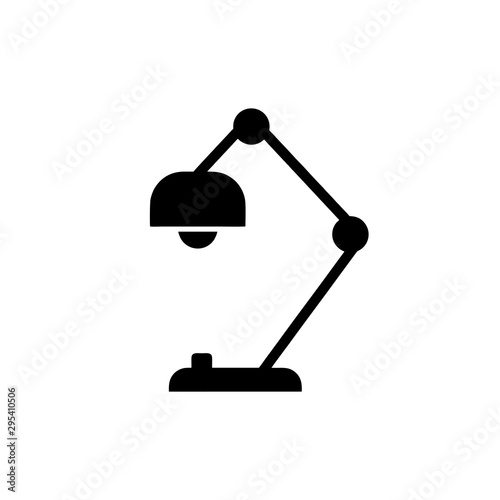 Desk lamp icon Vector