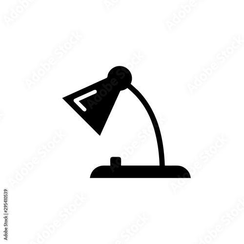 Desk lamp icon Vector
