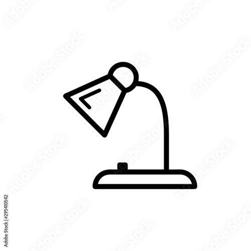 Desk lamp icon Vector