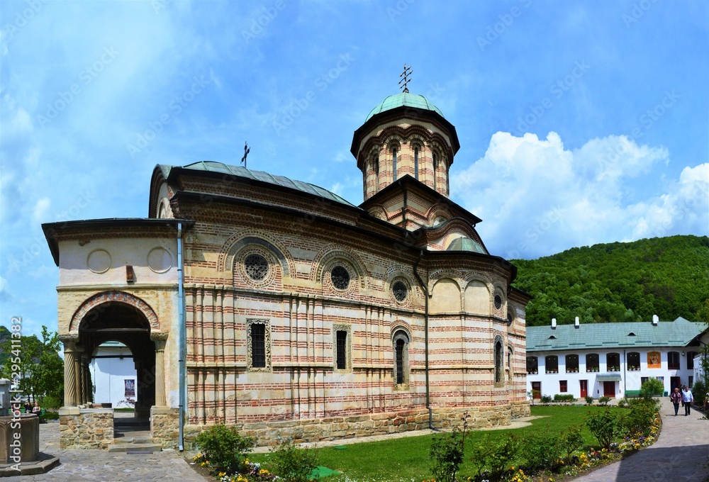 the Cozia Monastery in Caciulata resort - Romania 12.May.2019