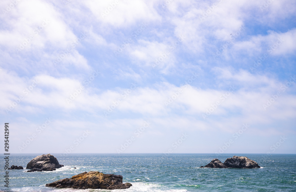 Lands End Ocean Large Rocks West Coast Lands End Ocean Large Rocks West Coast