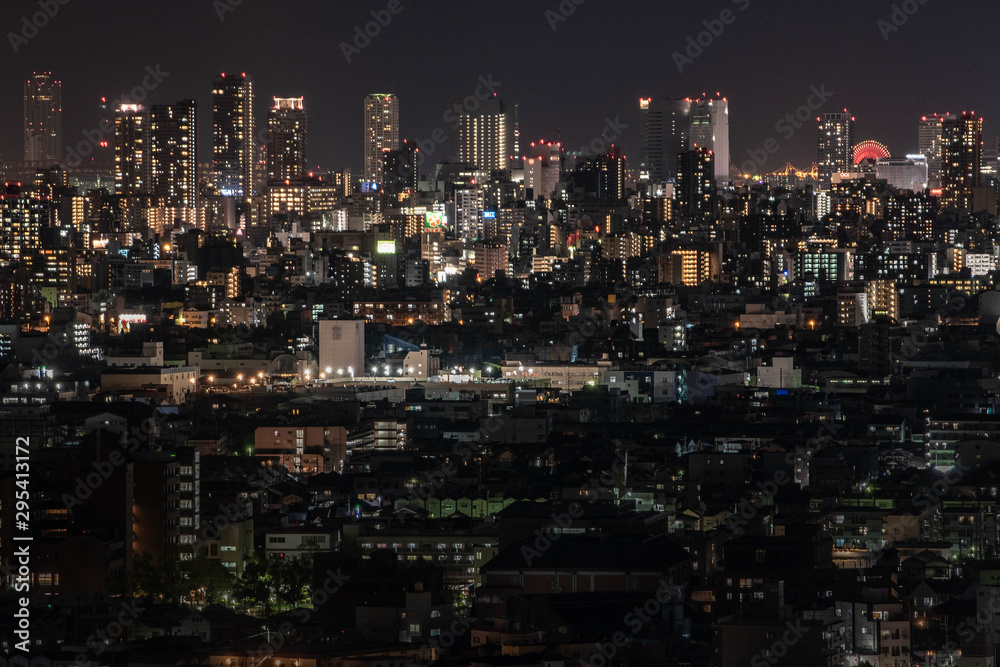 大阪の高層ビル群