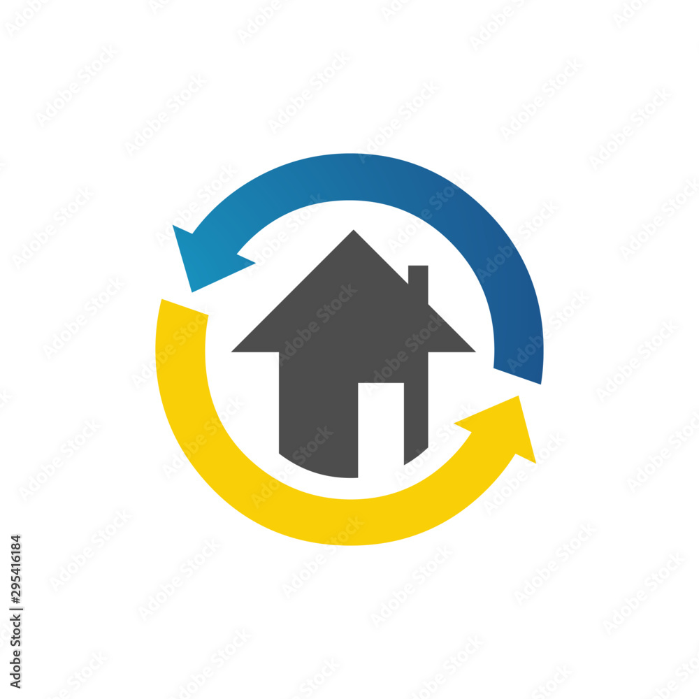 home restoration logo design after disaster repair property maintenance house renovation icon home restoration logo design after disaster repair property maintenance house renovation icon