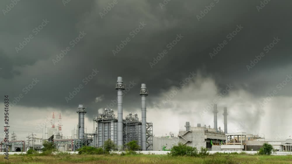 Time lapse Petrochemical plants or power plants. Time lapse Petrochemical plants or power plants.