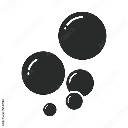 bubble icon vector design illustration
