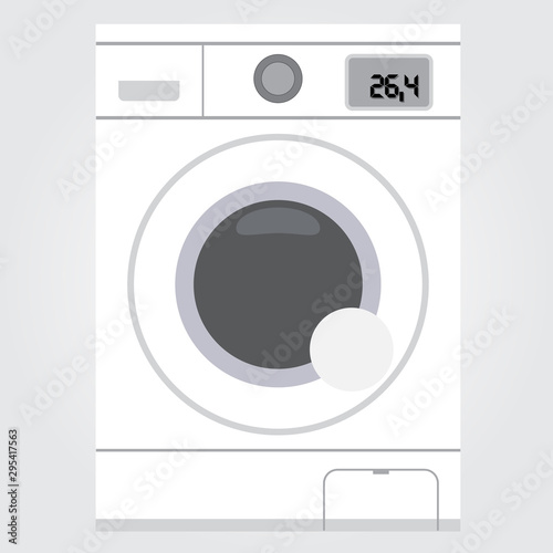 Washing machine icon. Equipment for the home and the service sector