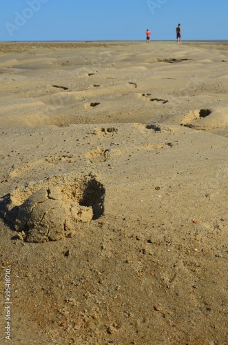 Footprints in the sand