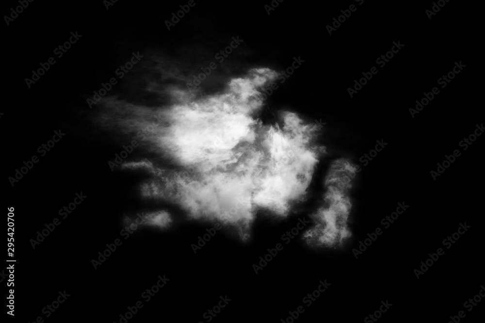 Textured Smoke,Abstract black,isolated on black background Textured Smoke,Abstract black,isolated on black background