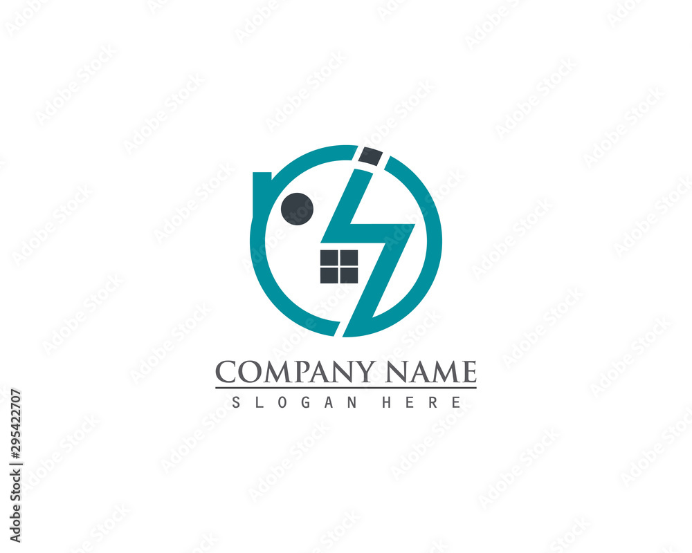 Real estate property logo concept for business corporate sign Real estate property logo concept for business corporate sign