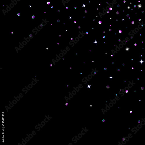Purple glitter star confetti little spark violet