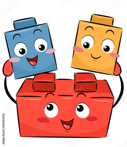Mascot Plastic Blocks Illus...
