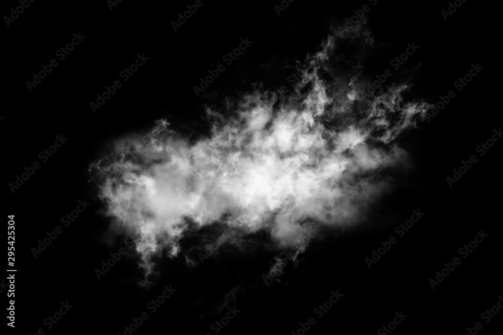 Textured cloud,Abstract black,isolated on black background Textured cloud,Abstract black,isolated on black background