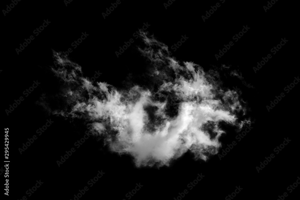 Textured cloud,Abstract black,isolated on black background Textured cloud,Abstract black,isolated on black background