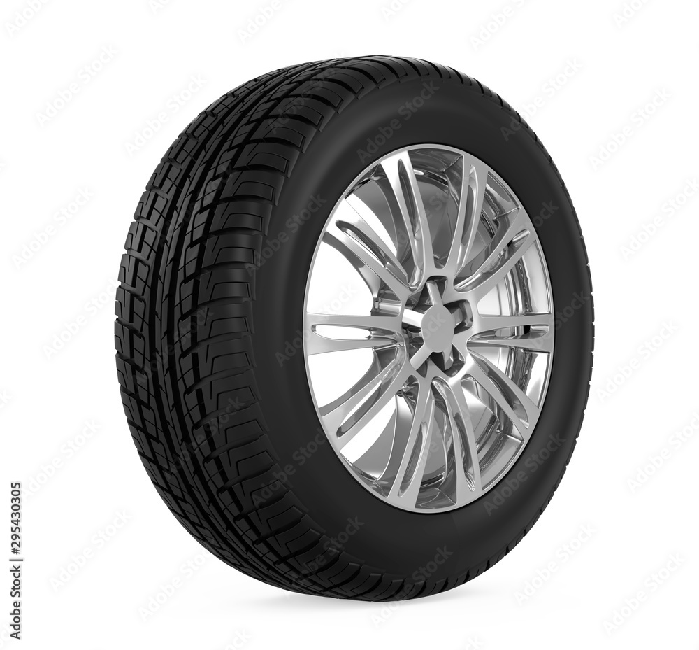 Car Tire Isolated