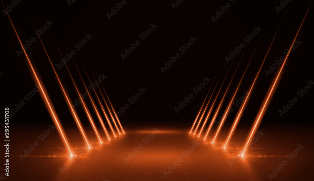 3D rendering of an presentation background