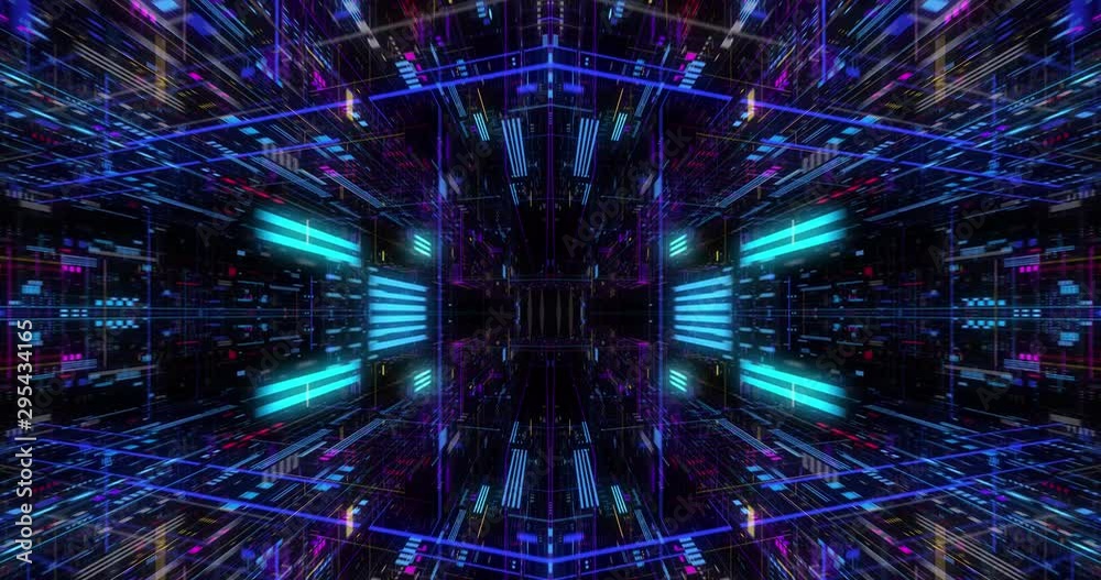 Big data visualization with digital grid motion. Analysis of ...