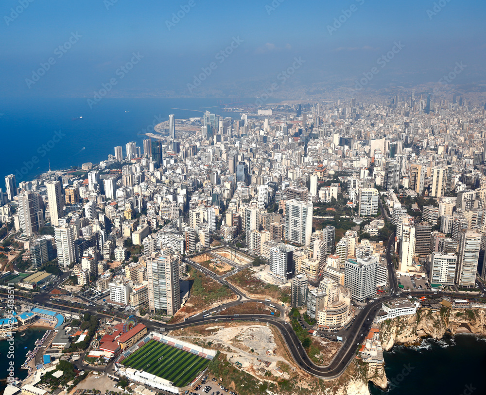 Beirut, Aerial View of the city - Lebanon