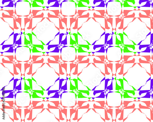 Cute geometrical textile pattern design and modern stylish wallpaper