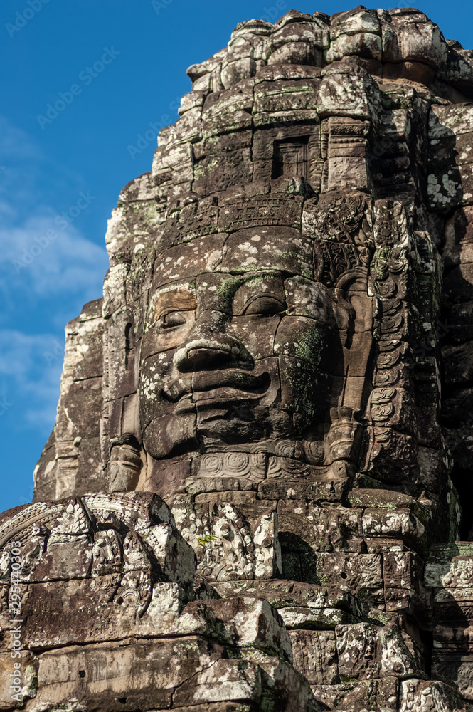 The enigmatic smile of the Bayon, Siem Reap, Cambodia The enigmatic smile of the Bayon, Siem Reap, Cambodia