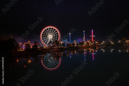 Ferris Wheel at Volksfest, Cannstatter Wasen, Stuttgart Germany