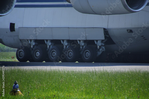 Antonow An 124 landing and off loading and taking off in Switzerland photo