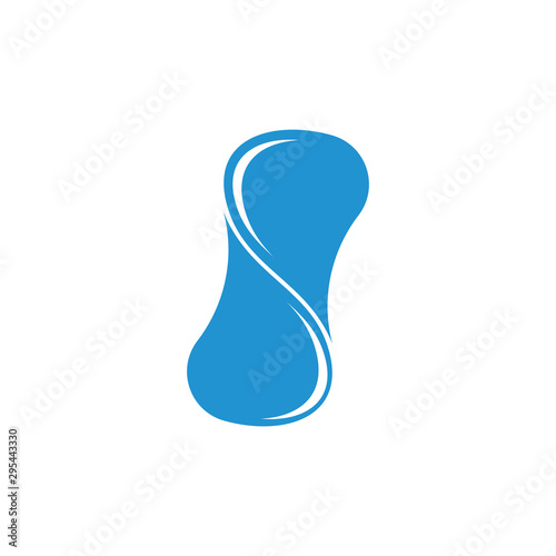 linked water drop letter s logo vector