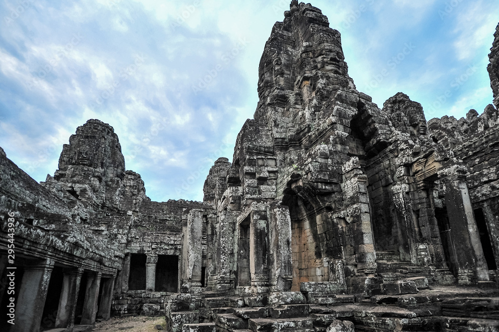 Wonderful temple of the Bayon, Siem Reap, Cambodia Wonderful temple of the Bayon, Siem Reap, Cambodia