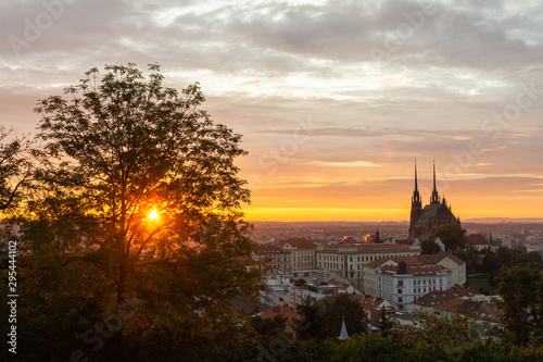 Brno Cathedral in the morning