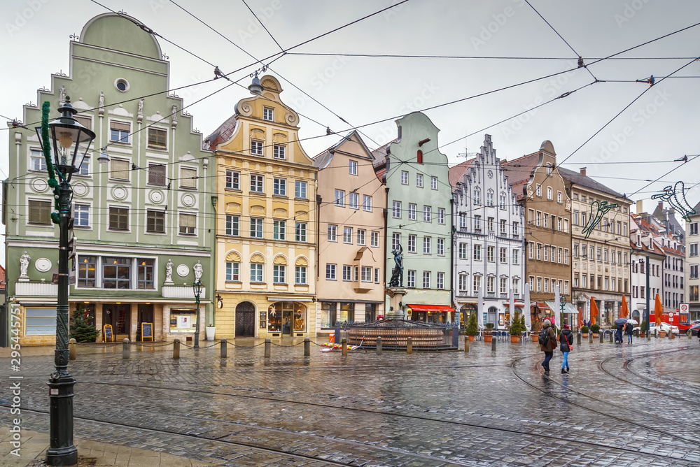 Fototapeta premium Square in Augsburg, Germany