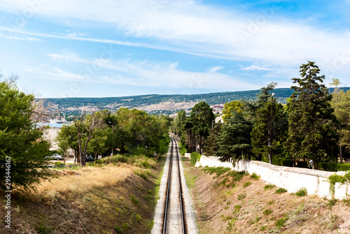 Theodosius. Single track railway.