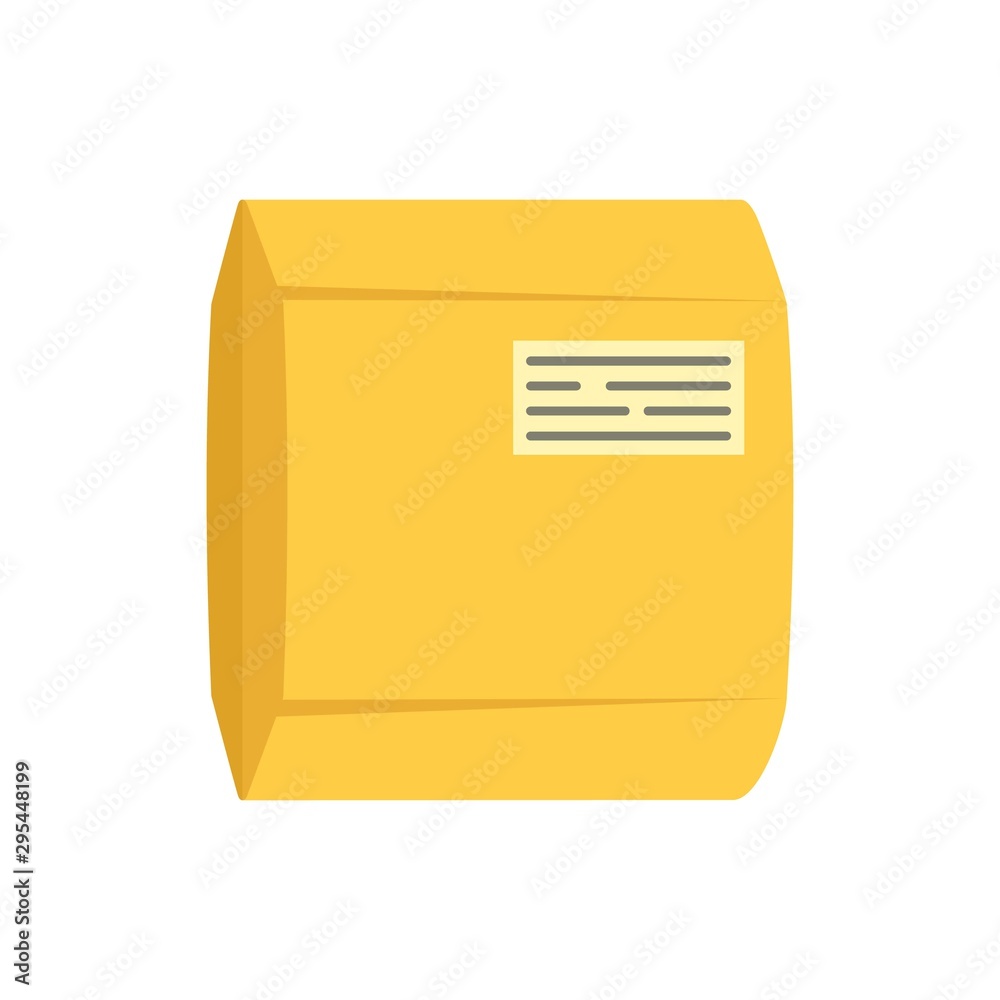 Delivery package icon. Flat illustration of delivery package vector icon for web design