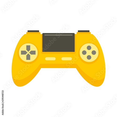 Game controller icon. Flat illustration of game controller vector icon for web design