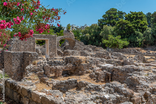 Ancient ruins in de city of Kos Greece