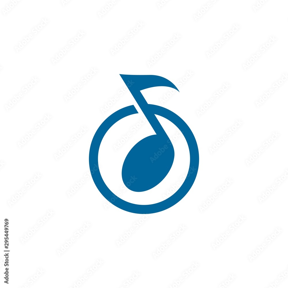 Music note vector icon illustration design Music note vector icon illustration design