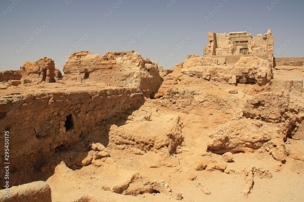 Temple of the Oracle of Ammon to Gebel el-Dakrour in Siwa, Egypt