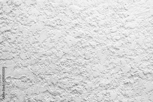 White Stucco Wall Texture Background with Lighe Leak.