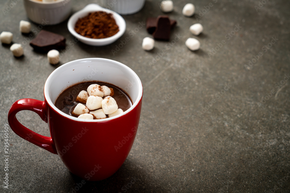 hot chocolate with marshmallows hot chocolate with marshmallows