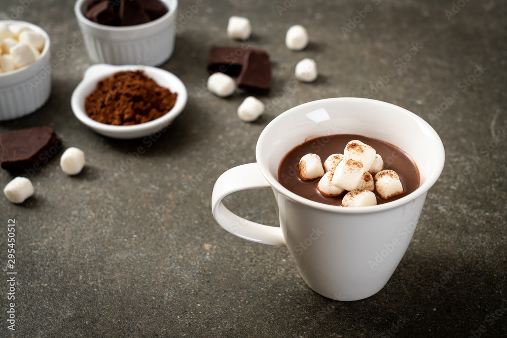 hot chocolate with marshmallows hot chocolate with marshmallows