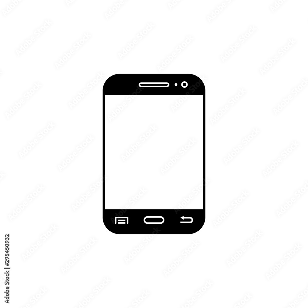 smartphone icon vector flat design smartphone icon vector flat design