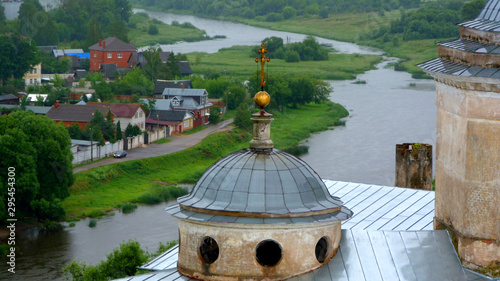 Photography view of st pauls cathedral of christ the savior in moscow
