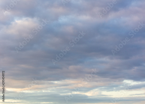 Fototapeta Naklejka Na Ścianę i Meble -  Clouds in the sky at sunset as a background