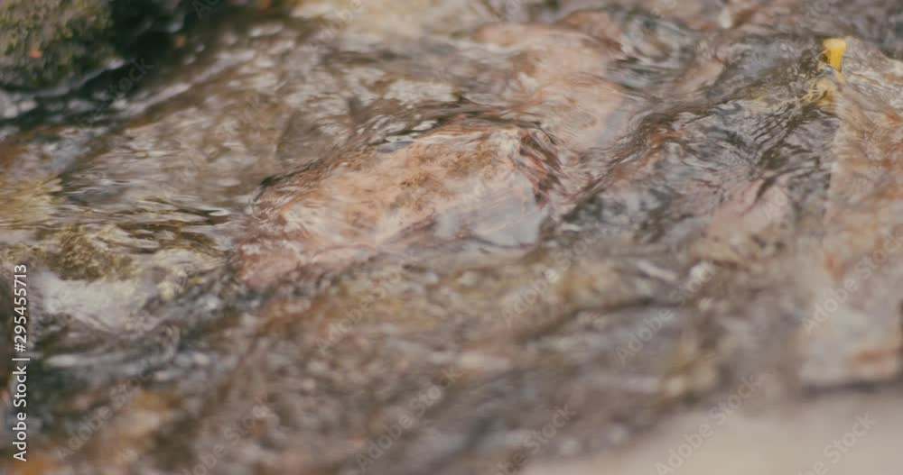 Nature-Water stream in blurring with a flowing waters. Stones are around the waters. Nature-Water stream in blurring with a flowing waters. Stones are around the waters.