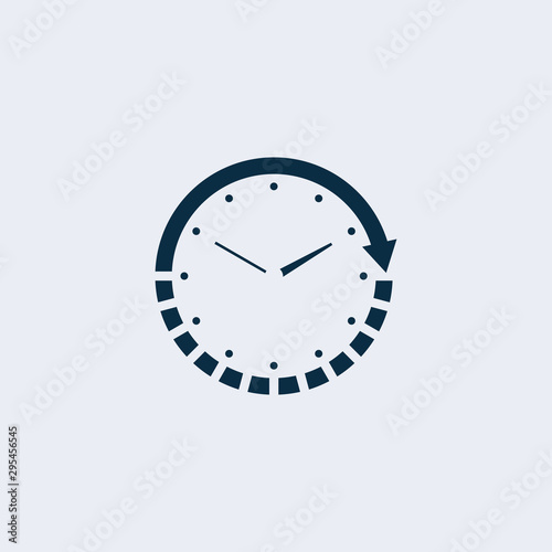 Clock Icon, Time Icon for website and mibile app photo