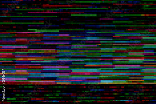 Pixel pattern of a digital glitch / Abstract background, pattern of a digital glitch.