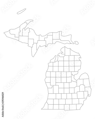 Karte von Michigan