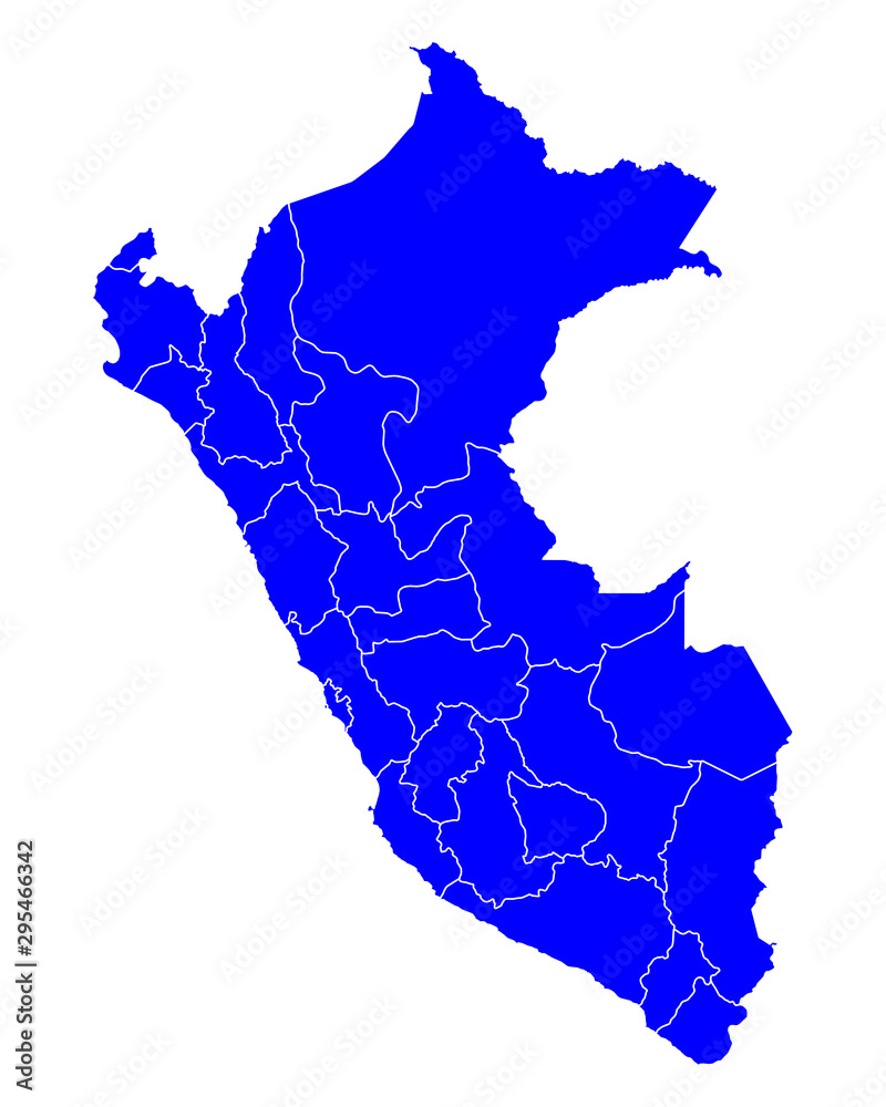 Karte von Peru
