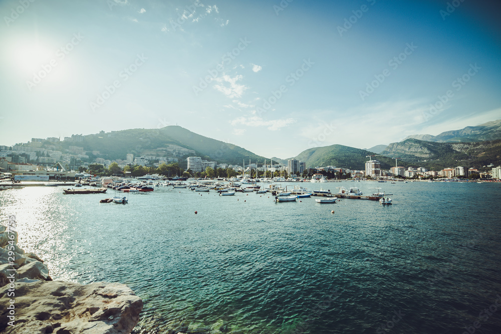 Obraz premium Beautiful landscape and seascape of Montenegro. Budva