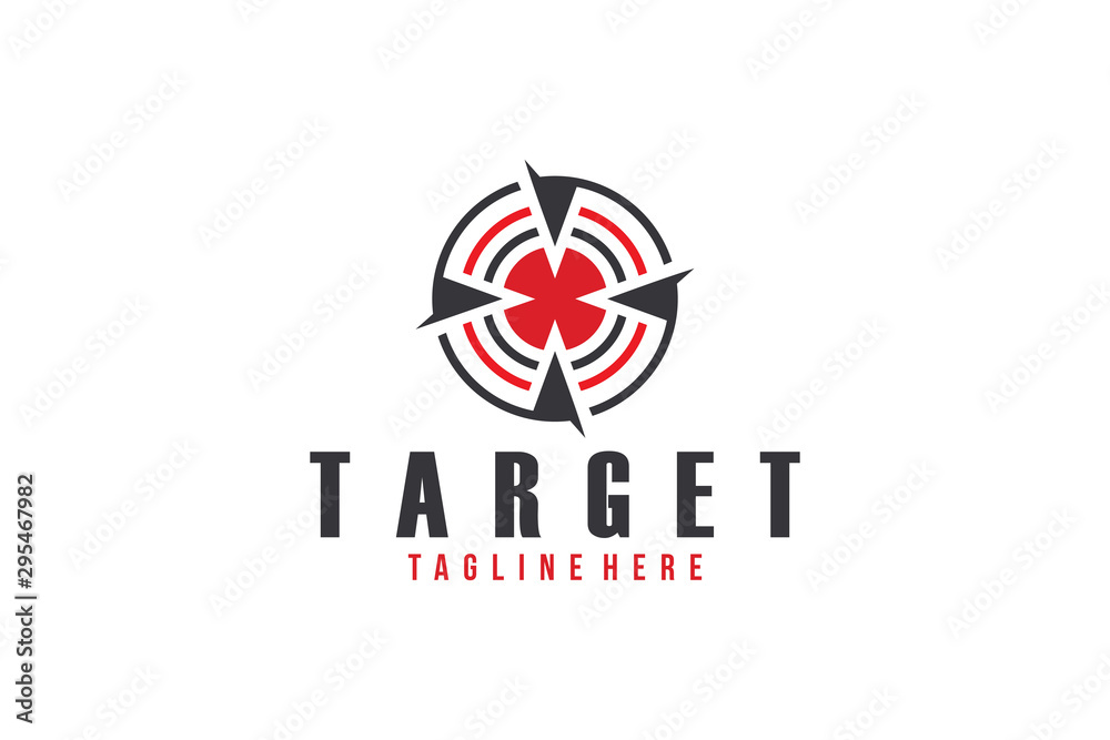 target logo icon vector isolated
